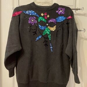 vintage sequins sweater by Mister Noah
